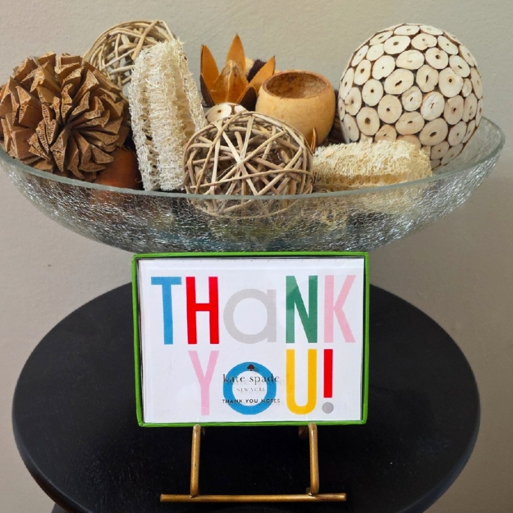 🆕️Kate Spade Multicolor Thank You Card with Natural Accents